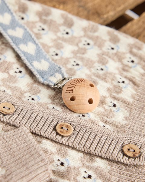 Merinoull heldress små valper Beige