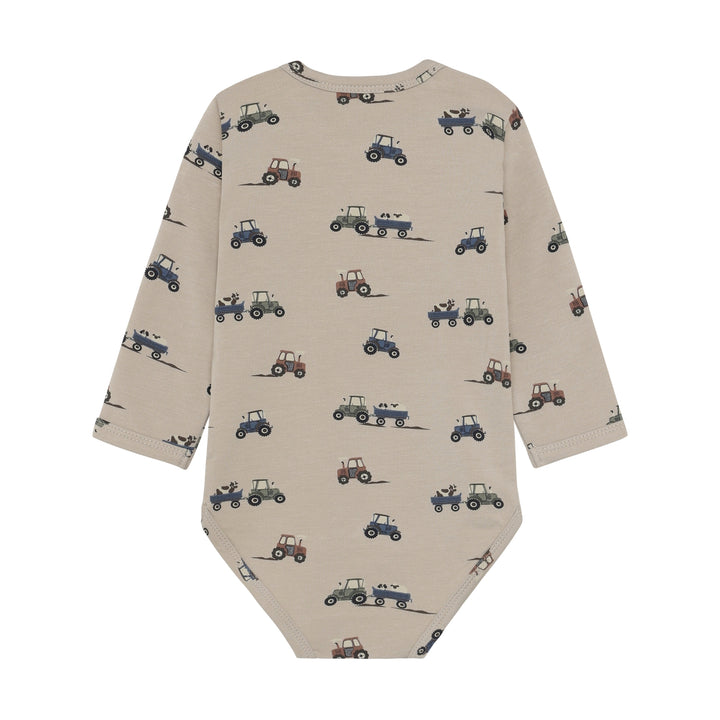 Body LS AOP Sweat - Feather Gray