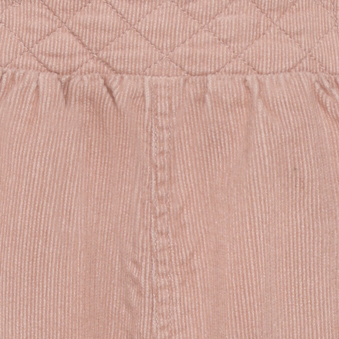 Myk selebukse i lett cordfløyel dusty rose