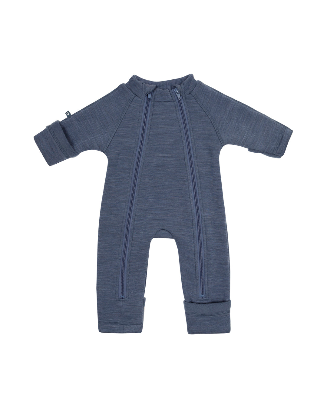 Tykk ullheldress i merino, denim