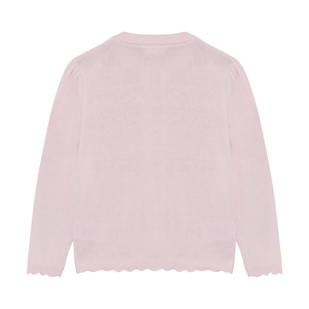 Cardigan Knit Rosette