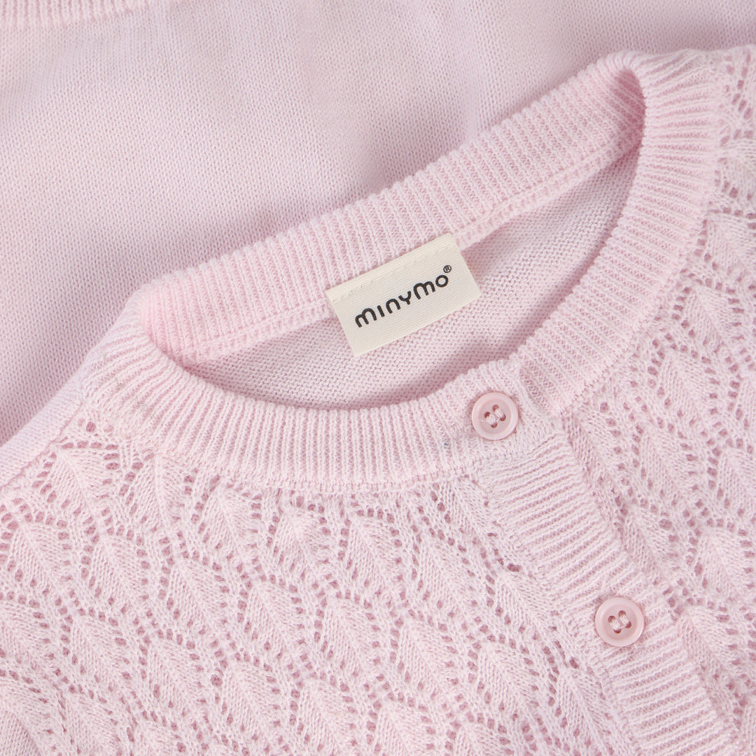 Cardigan Knit Rosette