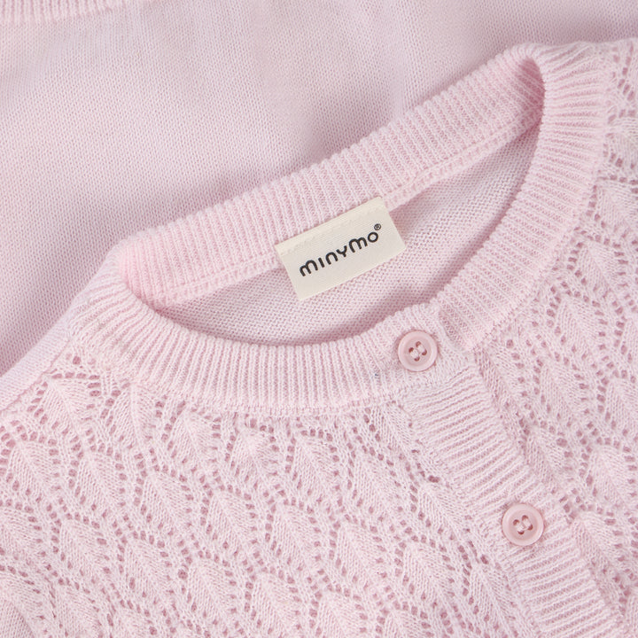 Cardigan Knit Rosette