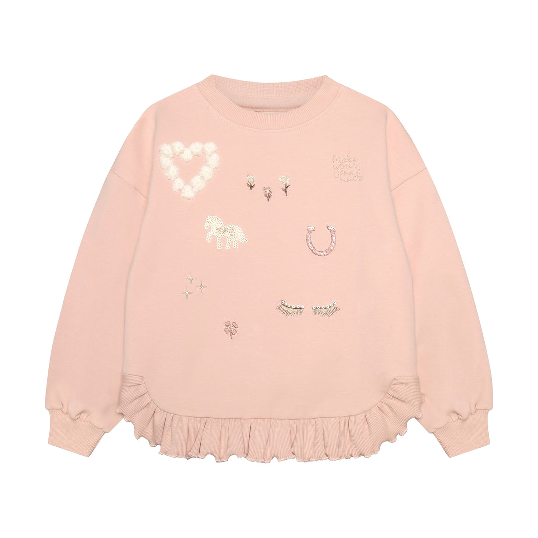 Crewneck - Lys rosa