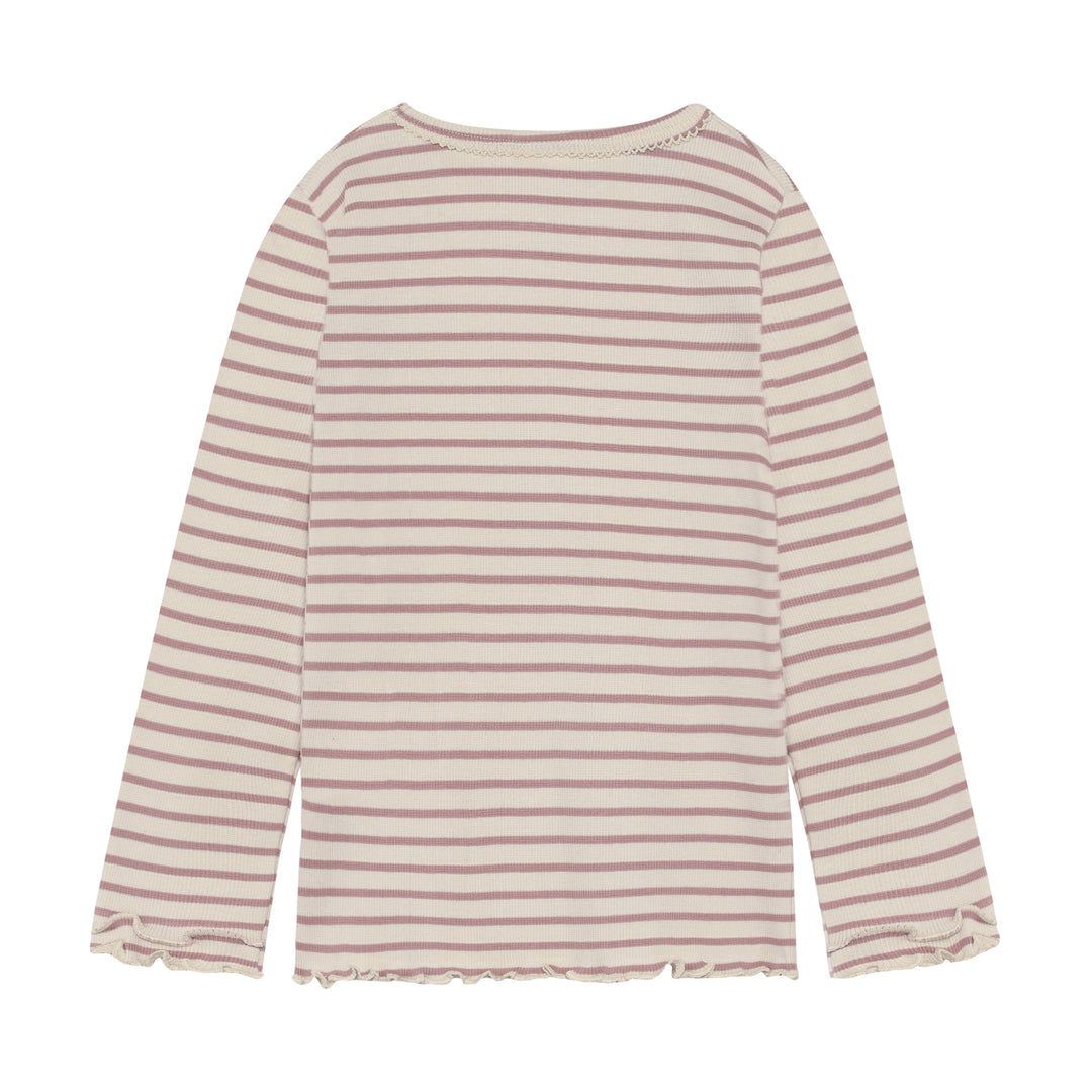 T-Shirt LS Y/D Rib - Fawn