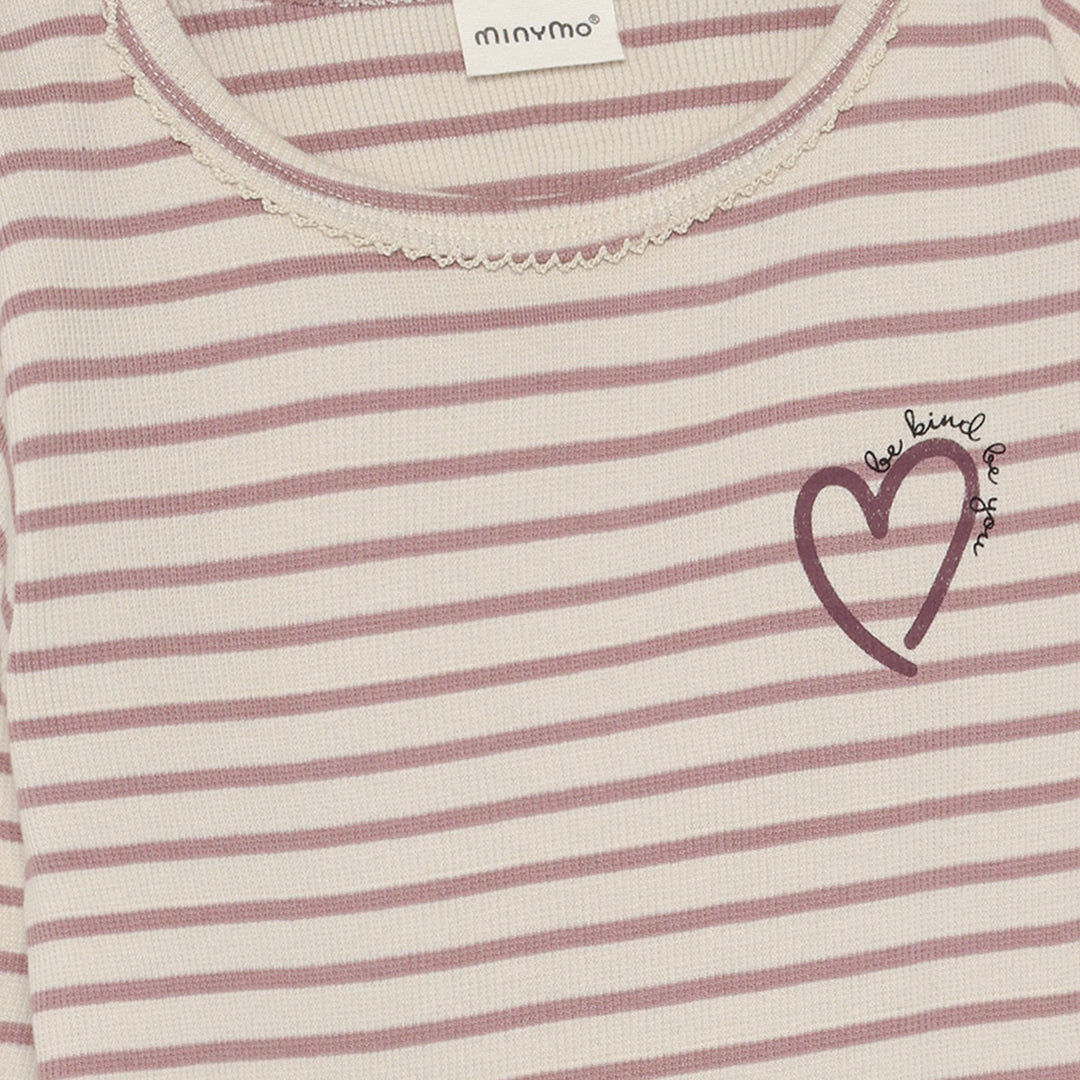 T-Shirt LS Y/D Rib - Fawn