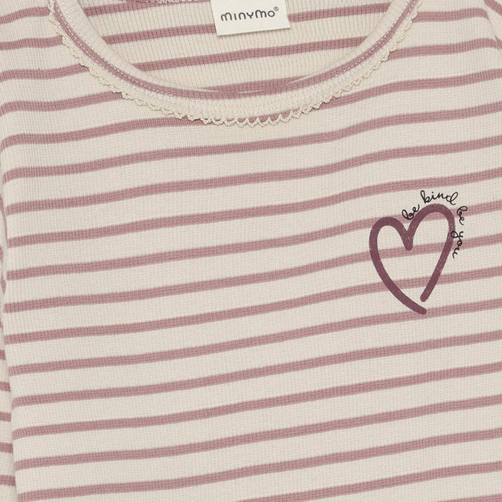 T-Shirt LS Y/D Rib - Fawn
