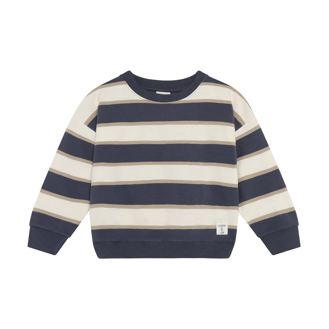 Sweatshirt Navy-beige