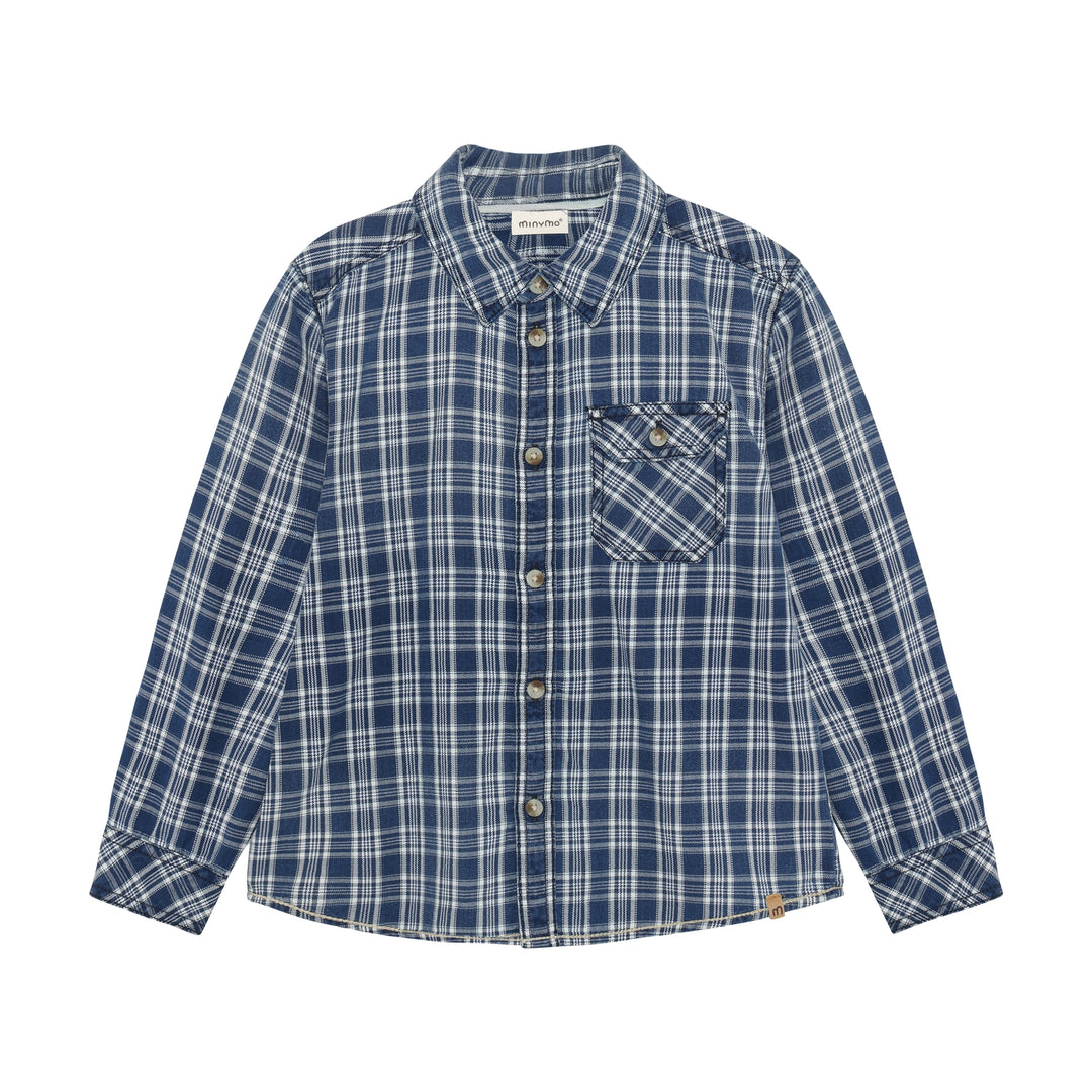Skjorte Check blue
