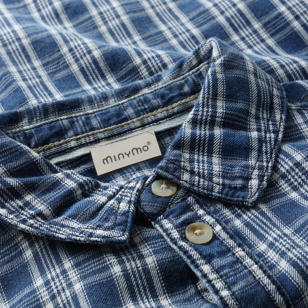 Skjorte Check blue
