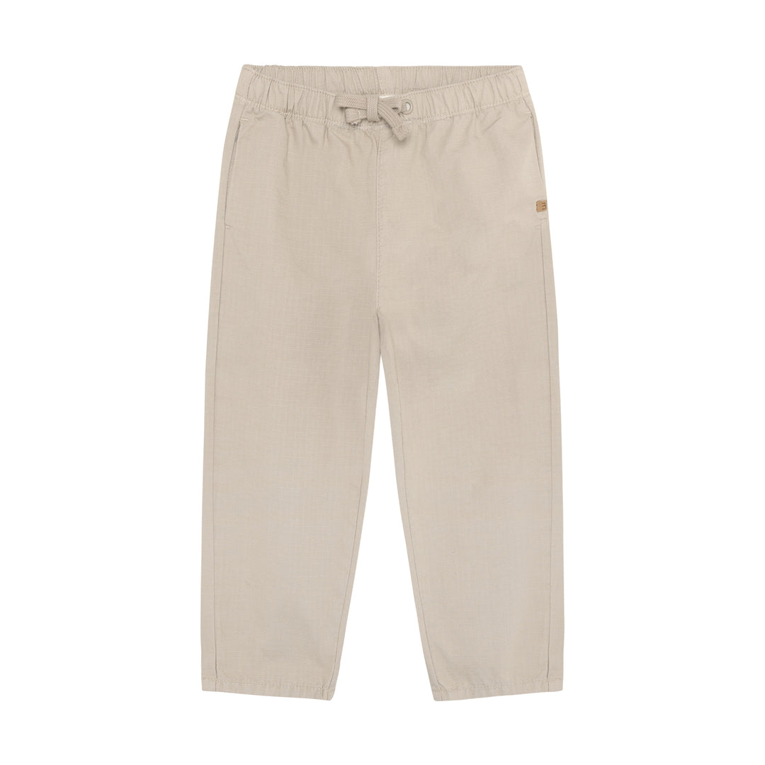 Casual Bomull Bukse Sand