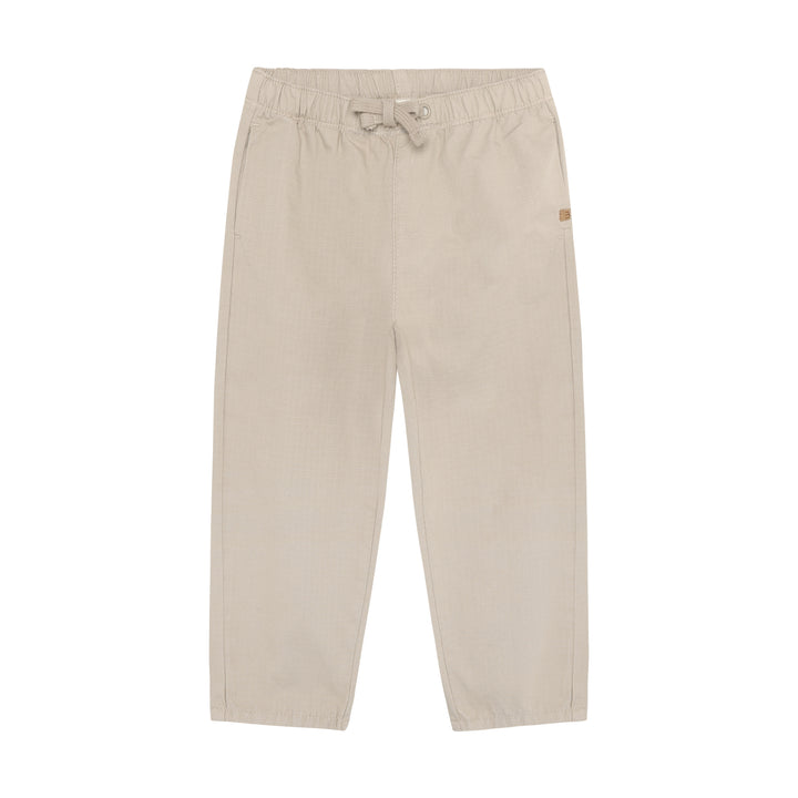 Casual Bomull Bukse Sand