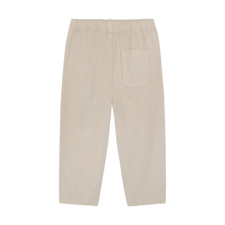 Casual Bomull Bukse Sand