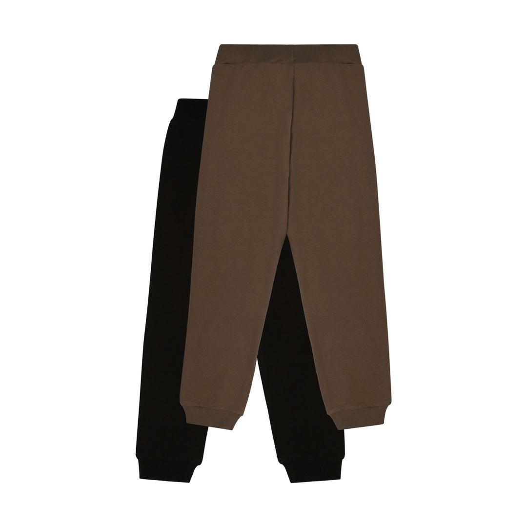 2-pakning joggebukser – Navy &amp; Brun