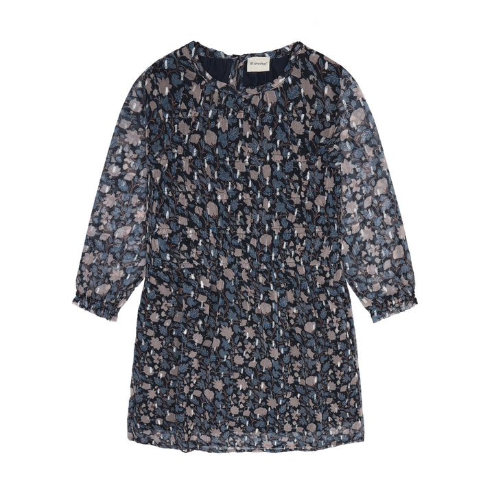 Floral Dress Night Blue
