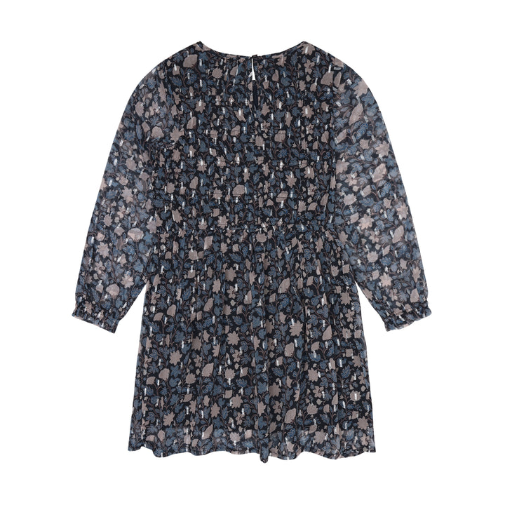 Floral Dress Night Blue