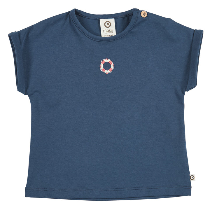 T-shirt båt navy