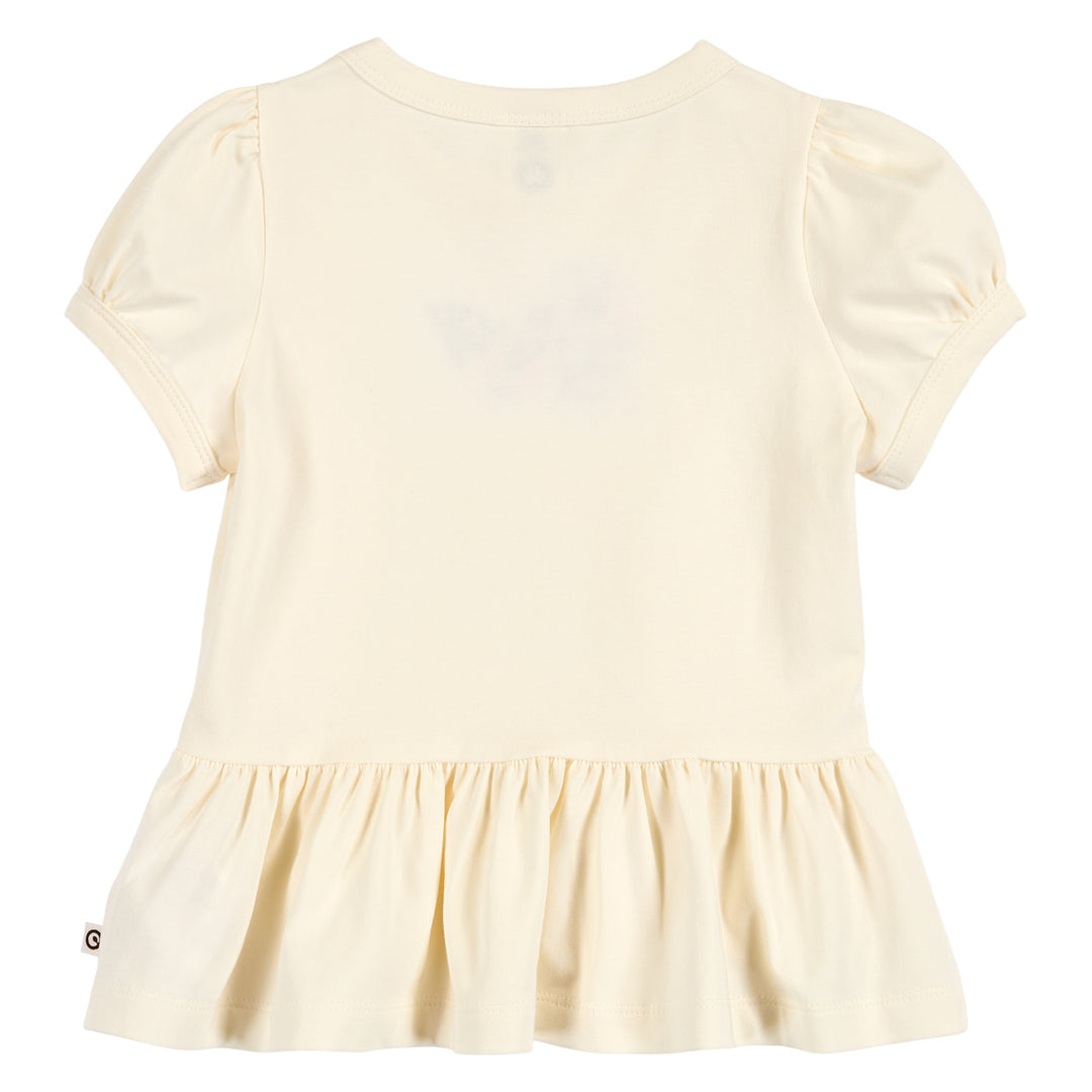 T-shirt Primrose peplum off-white