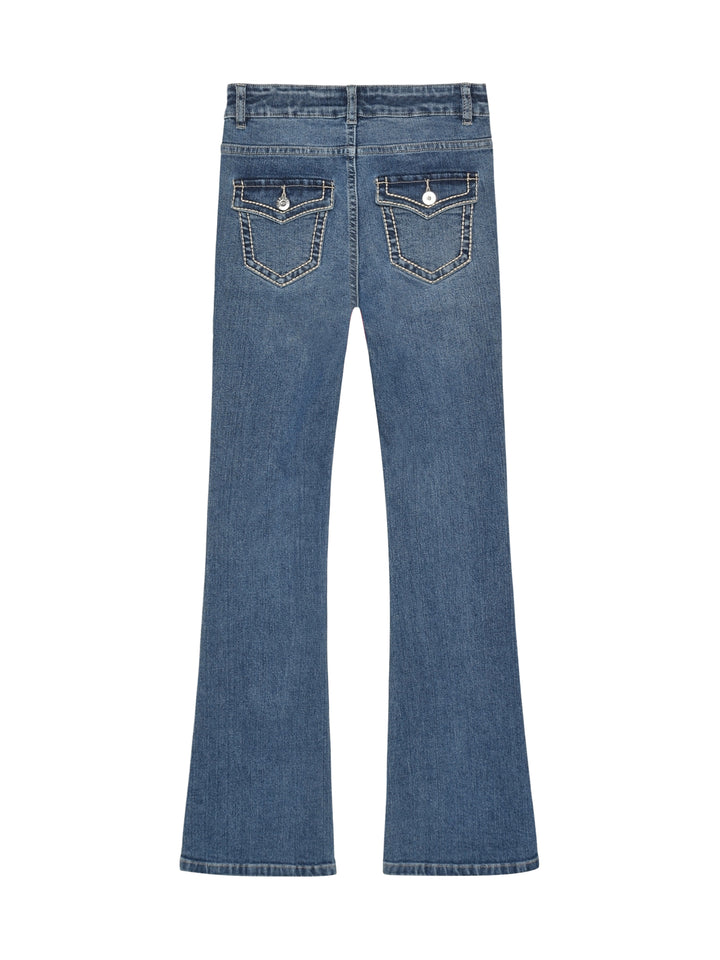 GRAlabama Stitch Low Flare - Blue
