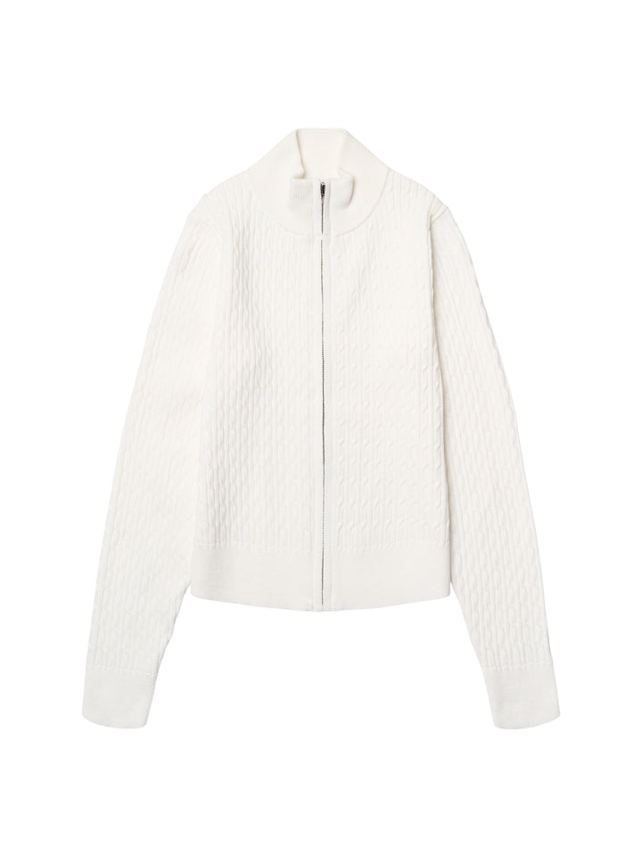 GRHoatxin Zip Knit - Off White