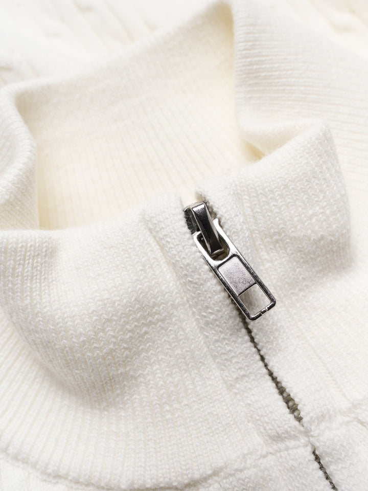 GRHoatxin Zip Knit - Off White