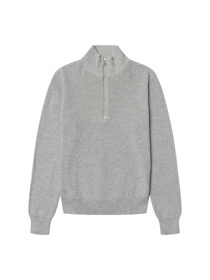 GROleg Half Zip Knit - Light Grey