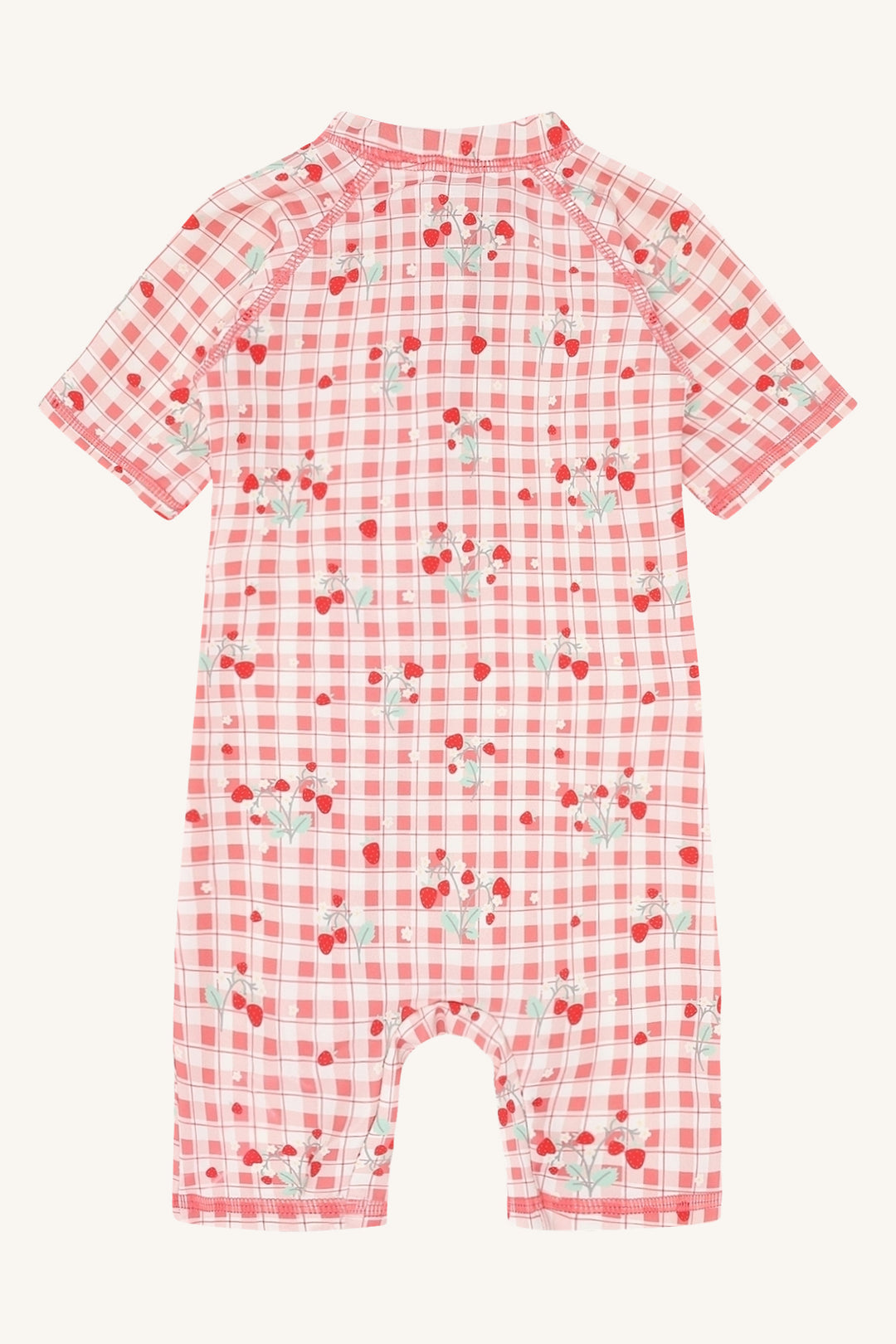 UV-drakt Makki - ivory strawberry