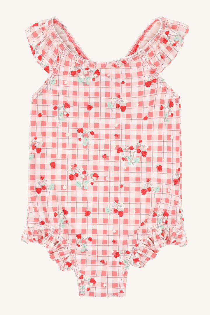 Badedrakt Madiken - ivory strawberry