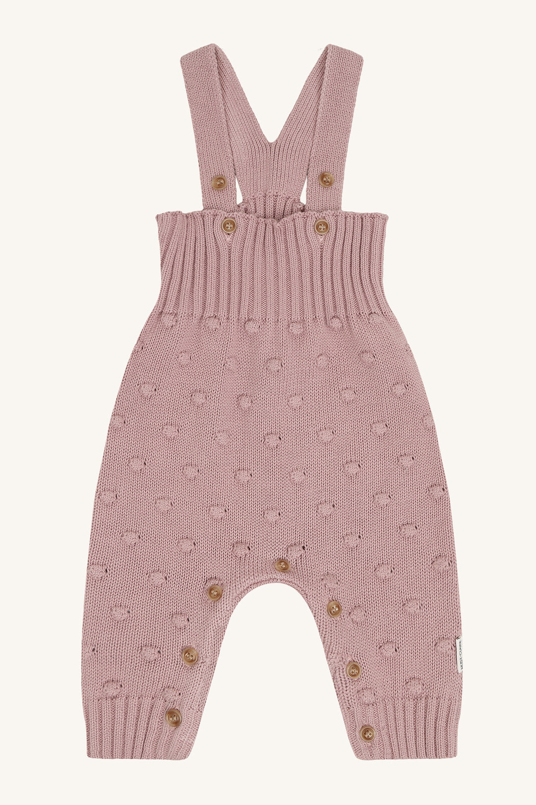 Dusty pink strikket selebukse