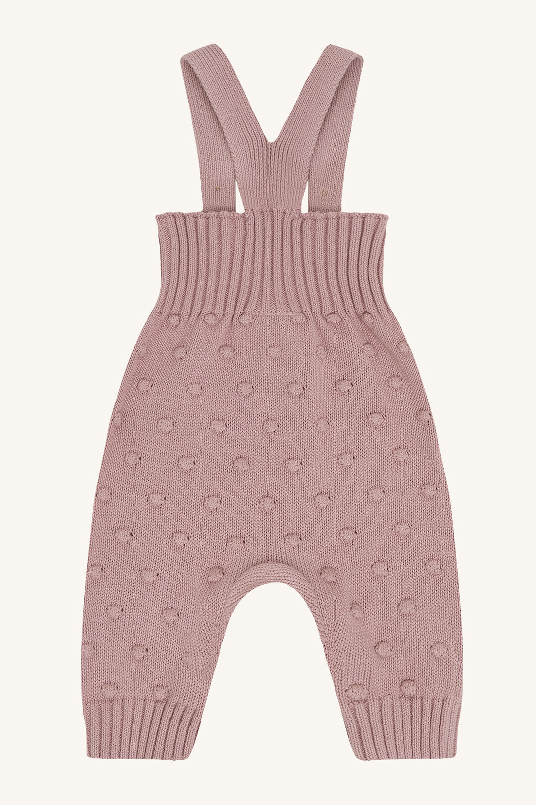 Dusty pink strikket selebukse