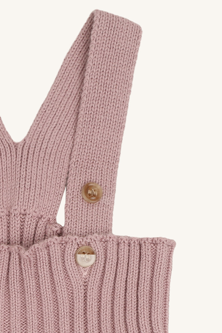 Dusty pink strikket selebukse