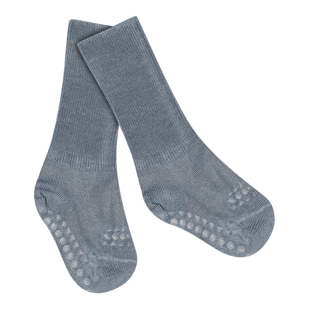 NON-SLIP sokker bamboo Stone Blue