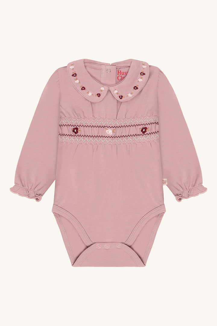 Body Britt smock gammelrosa