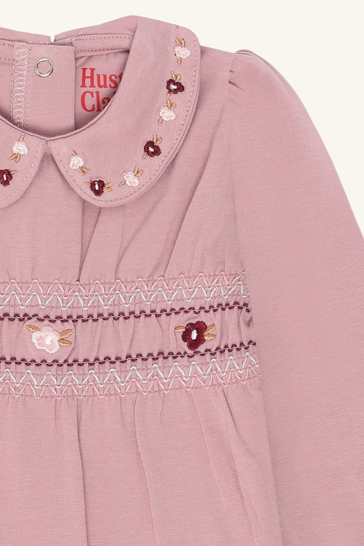 Body Britt smock gammelrosa