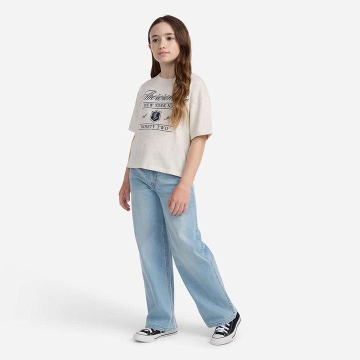 Wide leg jeans high rise
