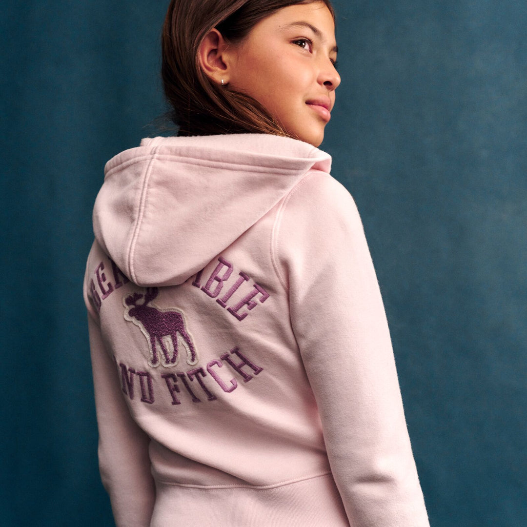 Full Zip Hoody - Pink Marshmallow