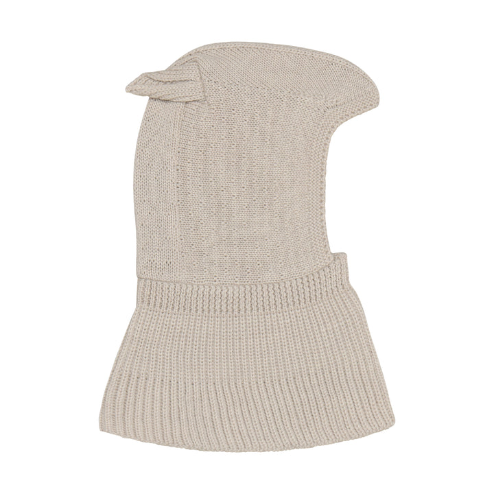 Balaclava Ears Merino Wool extra fine Sand Melange