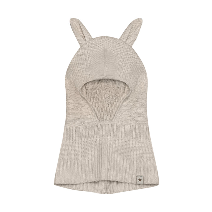 Balaclava Ears Merino Wool extra fine Sand Melange
