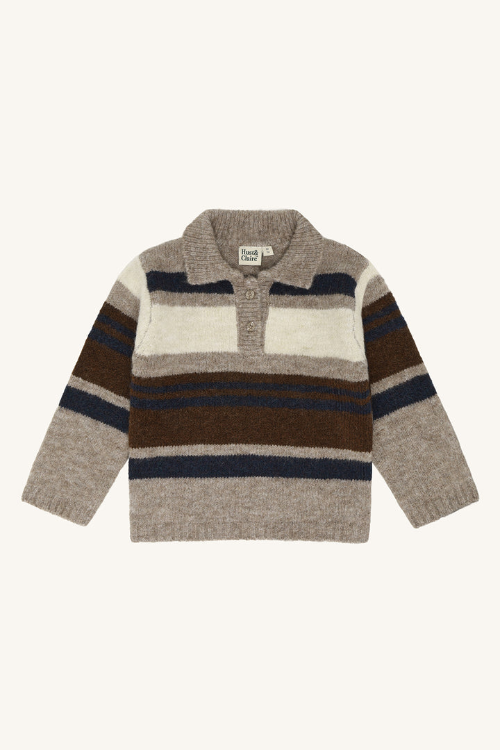 Strikkegenser- Pelle Polo - Striper