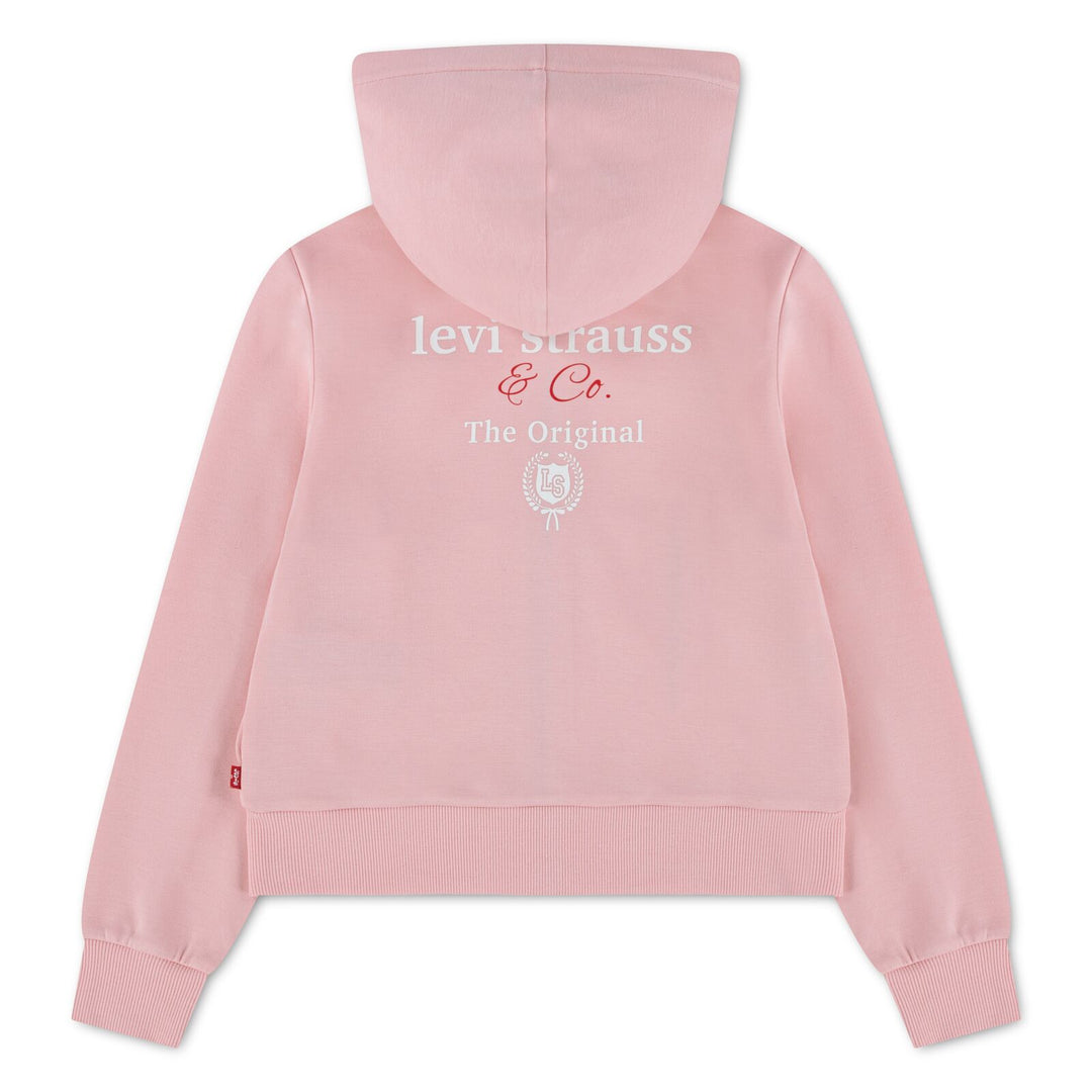 Full Zip Hoody - Powder Pink