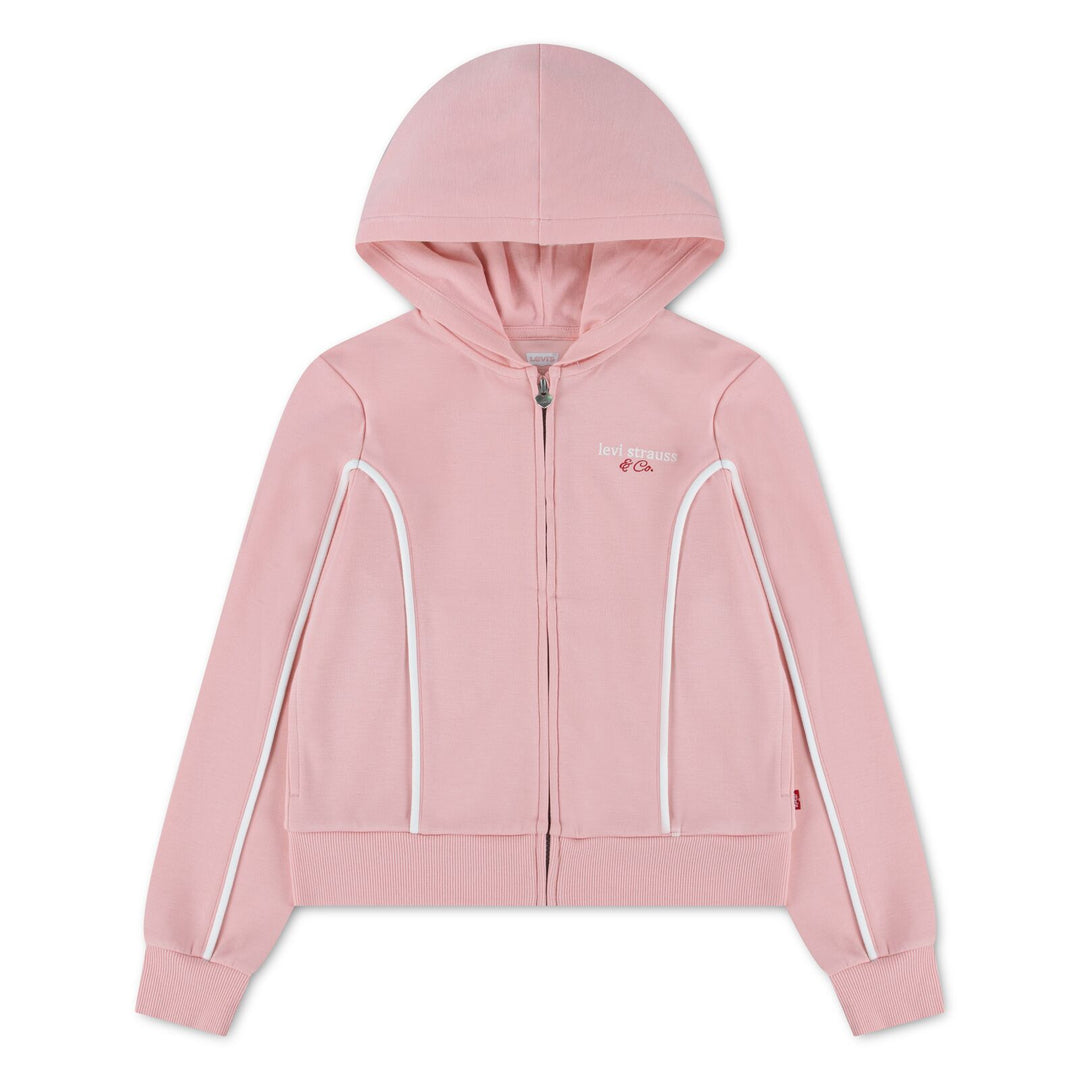 Full Zip Hoody - Powder Pink