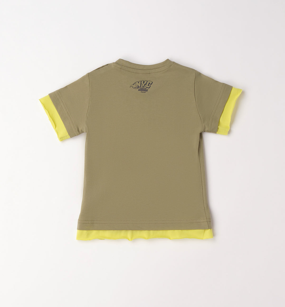 T-shirt Monstertruck grønn