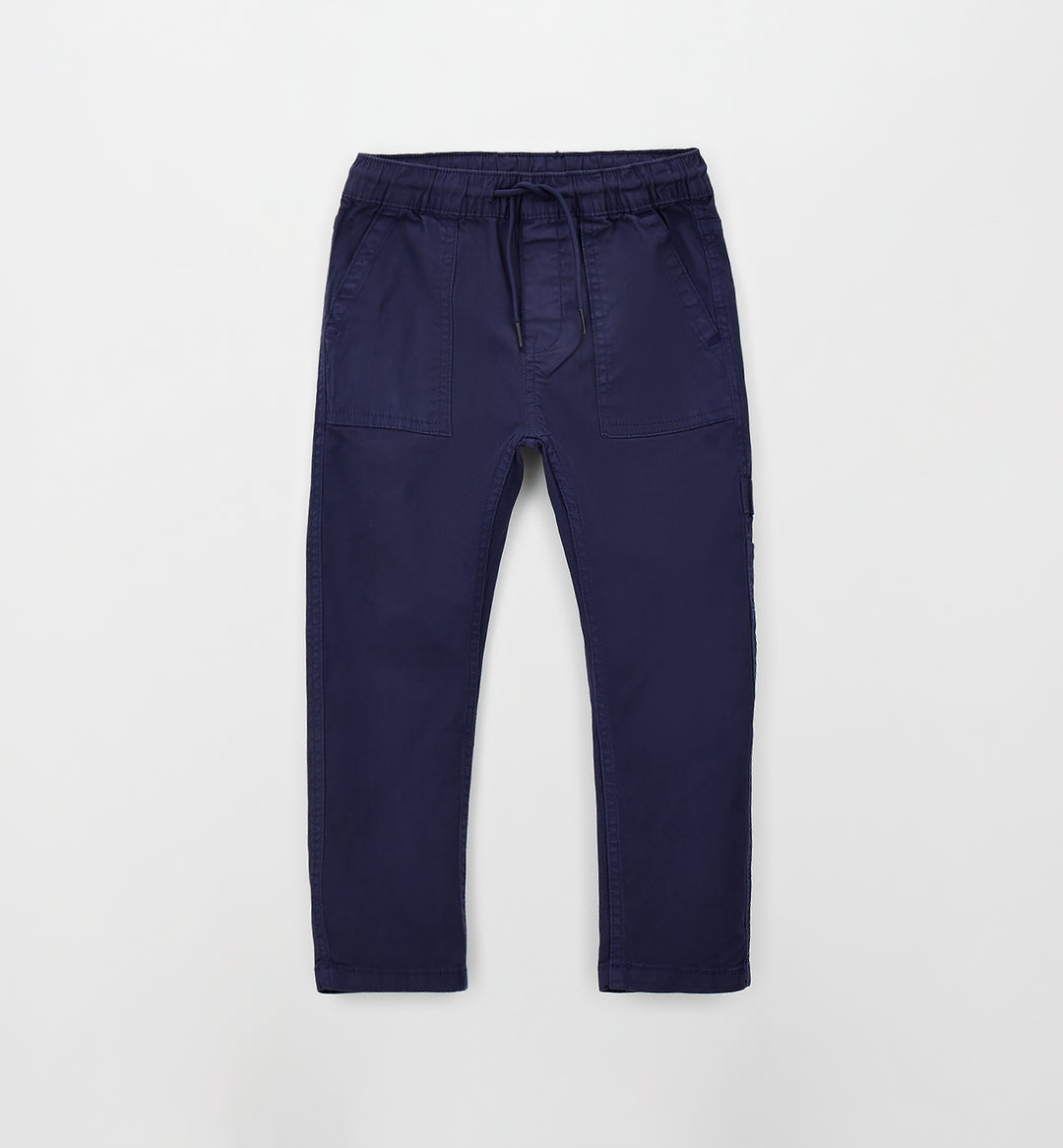 Bomull Bukse Casual navy