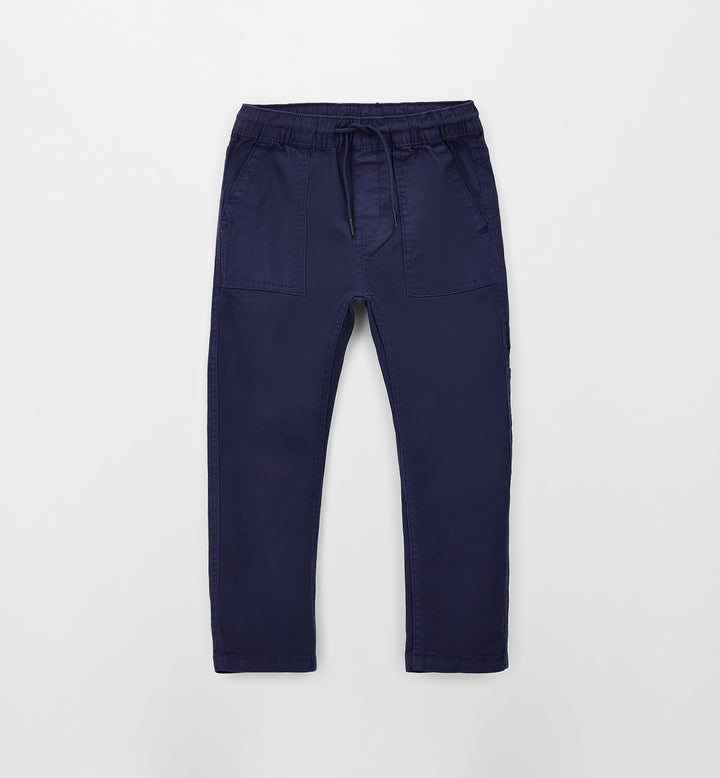 Bomull Bukse Casual navy