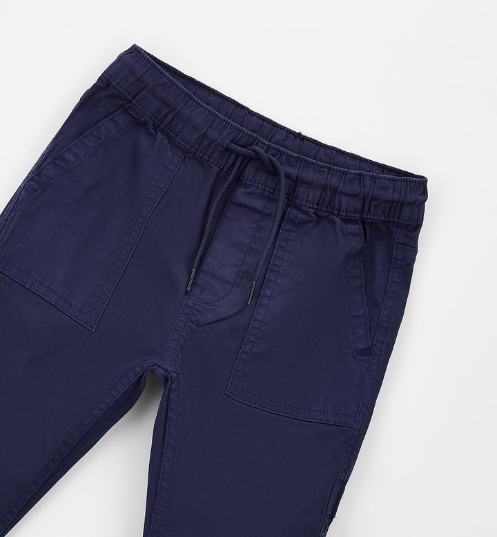 Bomull Bukse Casual navy