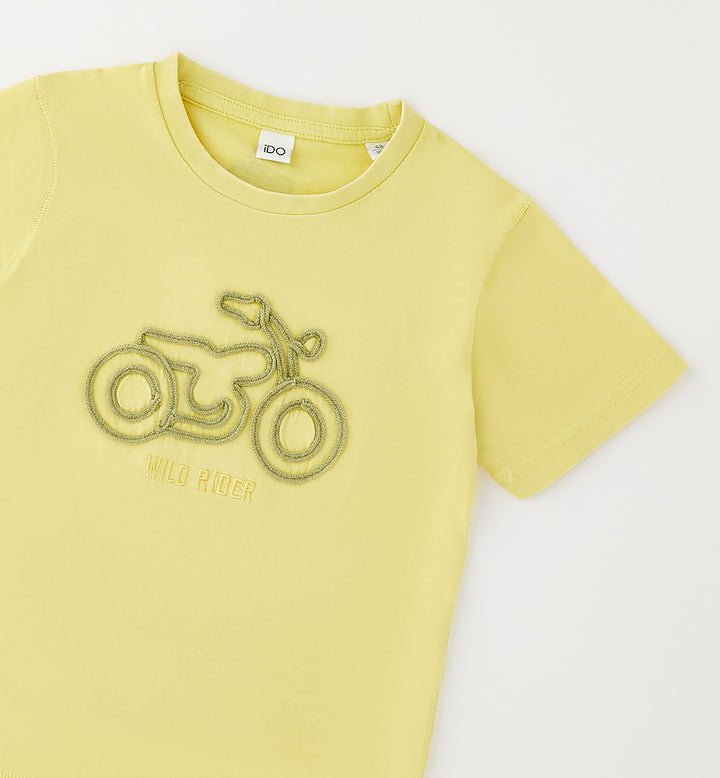 T-shirt Wild rider yellow