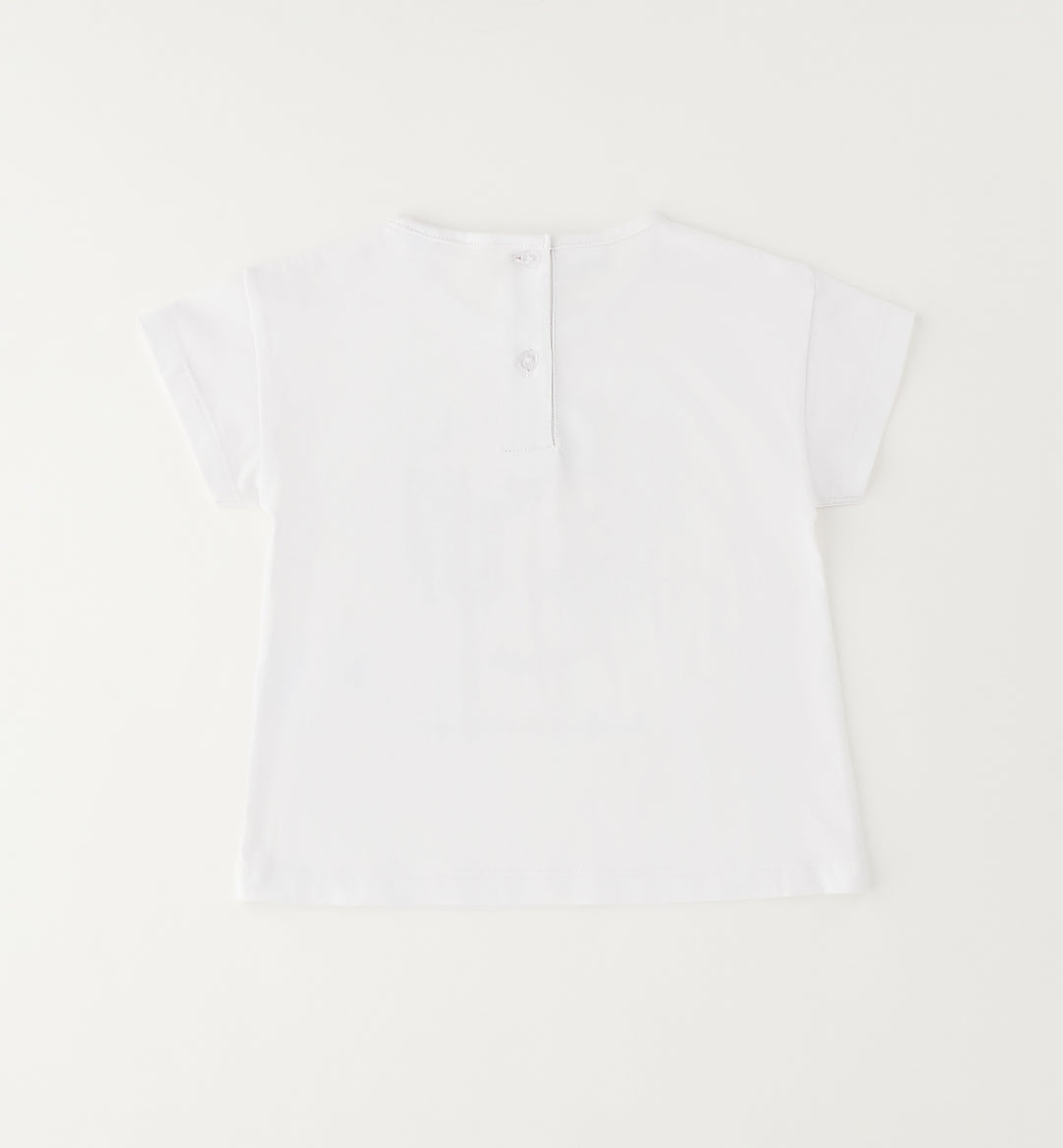T-shirt little flowers girl