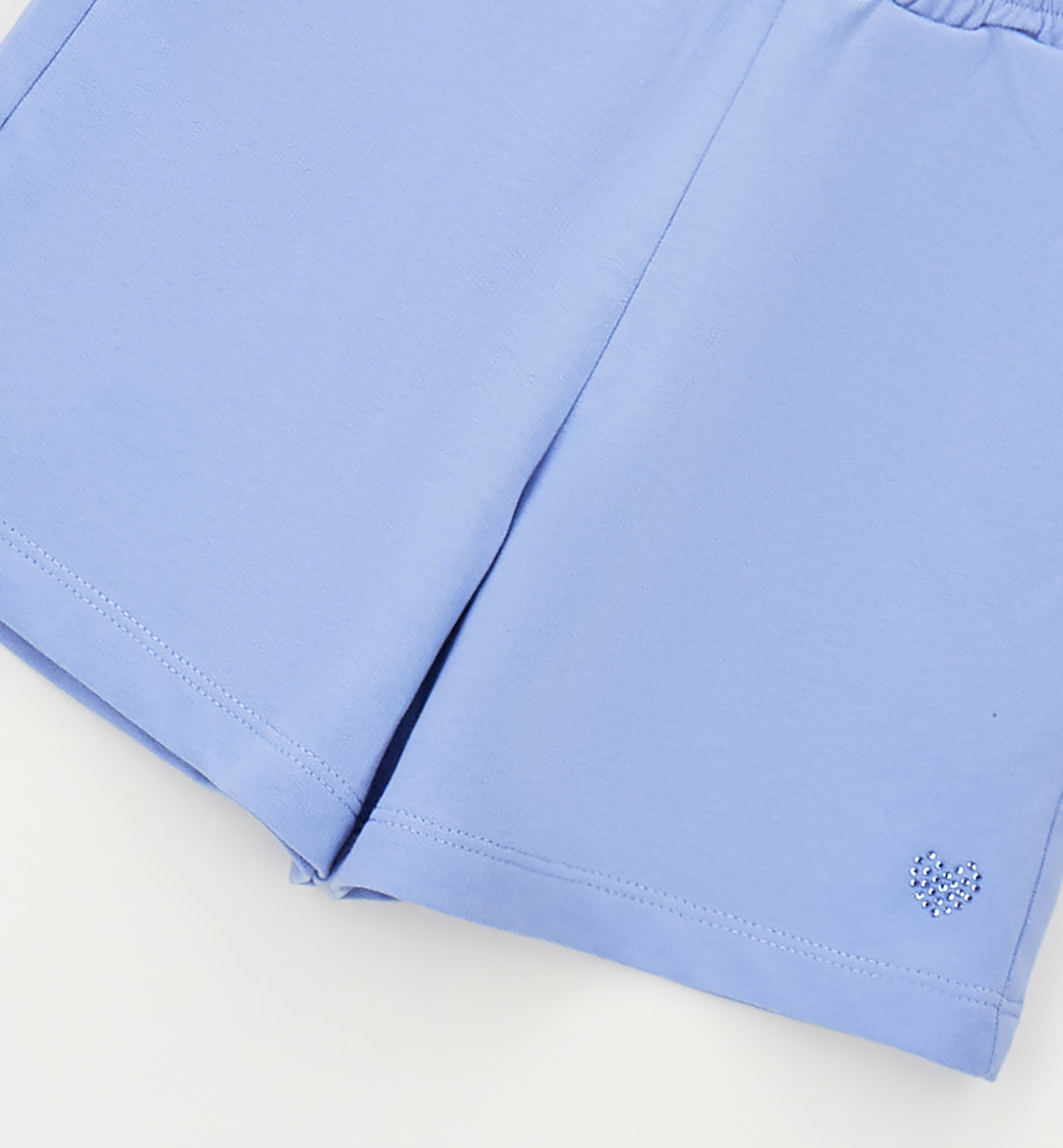 Jogge Shorts heart blue t.u.