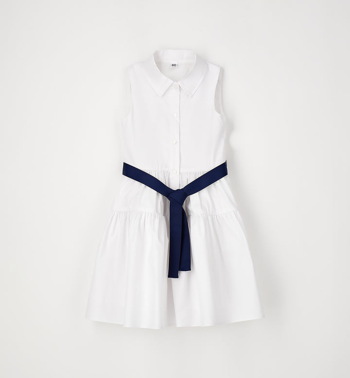 Skjortekjole white Elegant stil