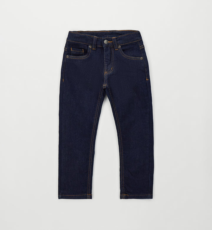 5-pocket Sweatjeans dark blue